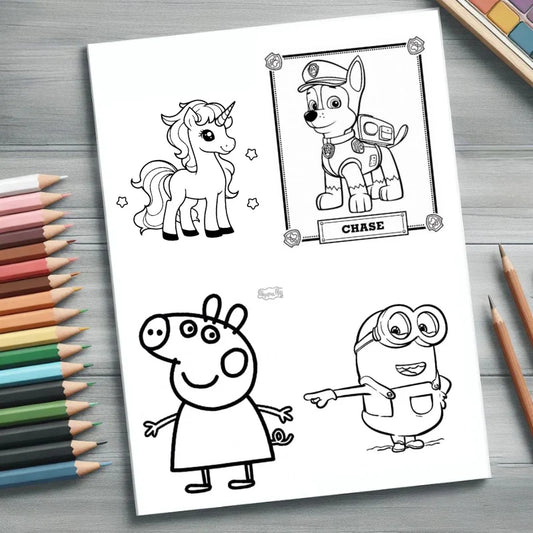 OFFERT : Cahier de modèles de coloriages à imprimer